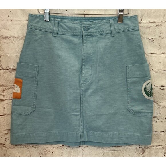 The North Face Womens Skirt M Earth Day Collection Valley Skirt Reef Waters Blue - Picture 1 of 5